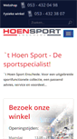 Mobile Screenshot of hoensport.nl
